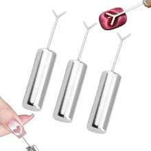 Ímã em formato de coração para esmalte em gel olho de gato, 2025. Nova ferramenta magnética para nail art que cria um efeito olho de gato
