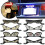 Motorcycle license plate devil eye decorative ligh 6