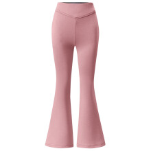 Girl Pants - Girls Flare Pants School Uniforms Bottoms High Waist Comfort Playwear - School Kids Clothes,Color:01 Pink,Size:7-8 Years
