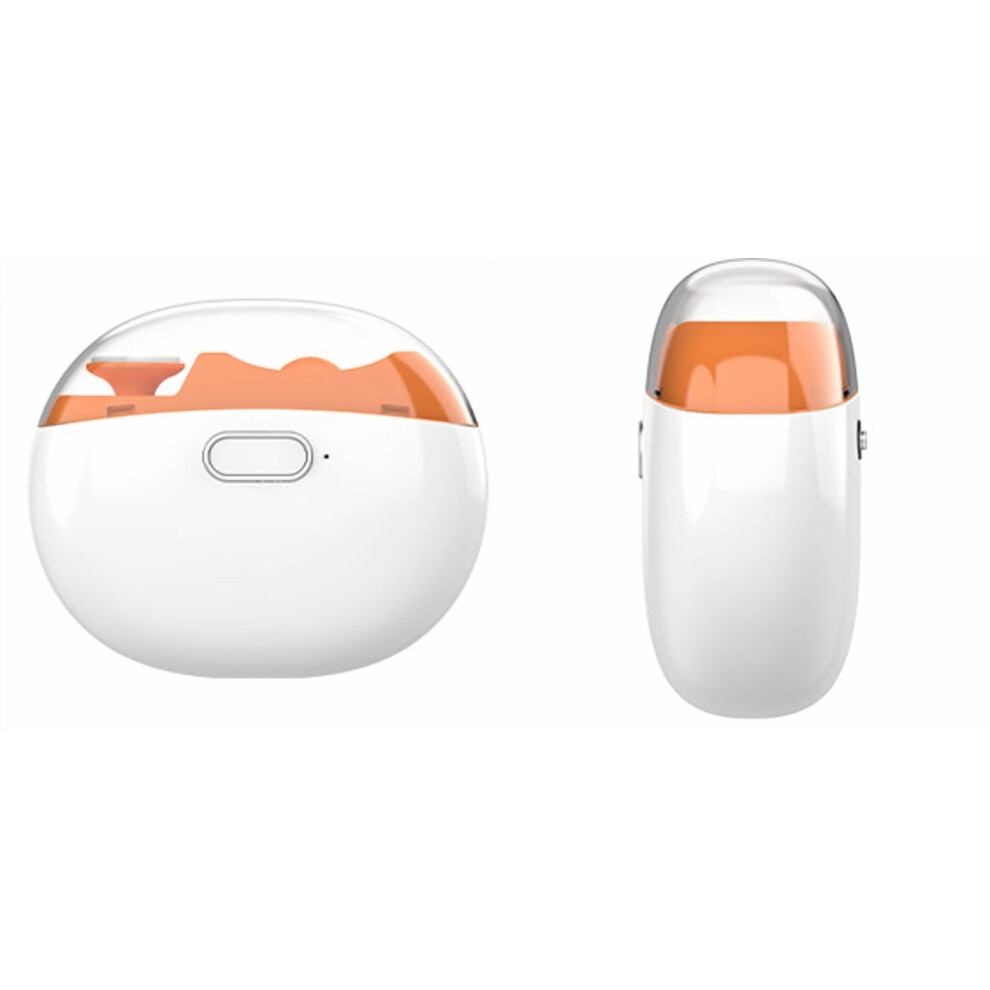 Electric Automatic Nail Clippers with Light & 3 Speeds Fingernail Cutter and File 2 in 1 Rechargeable Fingernail Trimmer