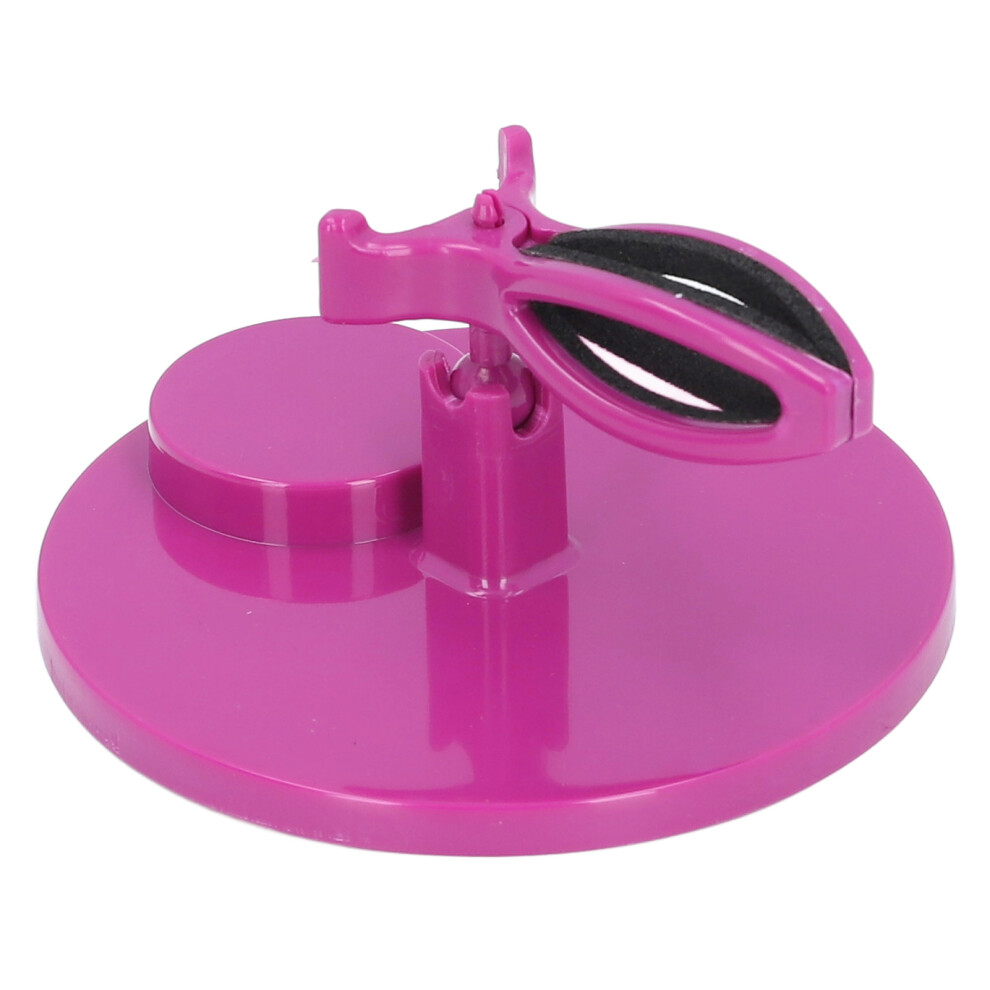 Purple Anti Spill Nail Polish Holder For Bottles And Crafts