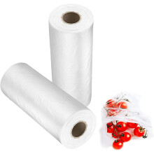 Bolsas de plástico para frutas y verduras YANTONG, 12x20 pulgadas, transparentes, 350 bolsas por paquete.