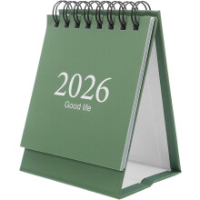 Calendar de birou 2026 Mini Stand Flip 365 Days Negru