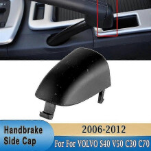 For S40 V50 2004-2012 For C30 C70 2006-2013 Car Handbrake Handle Lever Cap 31329236 Abs Handbrake Side Cover-QH