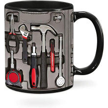 Mechanic's Toolbox Mug, 2026 11oz Ceramic Mechanic Toolbox Coffee Cup Hyper Real Tool Case Machinist Tool Box Tea Mug Funny Gift for Husband Dad