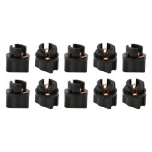 10 kpl LED-lamppua, kierrettävä pistorasia, kojelauta, mittaristo, merkkivalo, pistorasia, lampunpidin, alusta