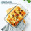 8-Pc Deep Glass Baking Dish Set with Plastic Lids, Rectangular Bakeware for Lasagna, Freezer-to-Oven & Dishwasher Safe, Gray 4