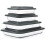 8-Pc Deep Glass Baking Dish Set with Plastic Lids, Rectangular Bakeware for Lasagna, Freezer-to-Oven & Dishwasher Safe, Gray 1