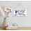 Decor de perete rustic cu design de fermă, alb, din lemn 3