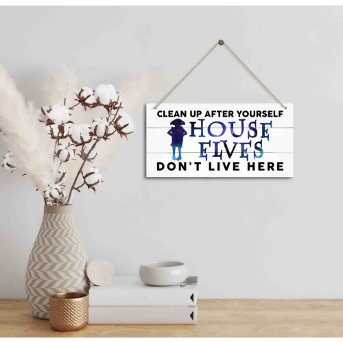 Decor de perete rustic cu design de fermă, alb, din lemn 2