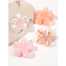4er-Pack niedliche Haarspangen mit Bananenblumenmuster für dickes Haar, starker Halt, rutschfest, hawaiianischer Stil, Haaraccessoires für Frauen