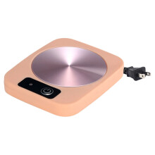 Mug Warmer, 110V Electric Coffee Warmer 55 C Constant Temperature Mug Warmer with Heating Aluminum Plate for Coffee Tea Beverage Milk
