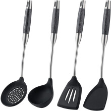 Ensemble d'ustensiles pour wok en silicone – Résistant à la chaleur, sans BPA,