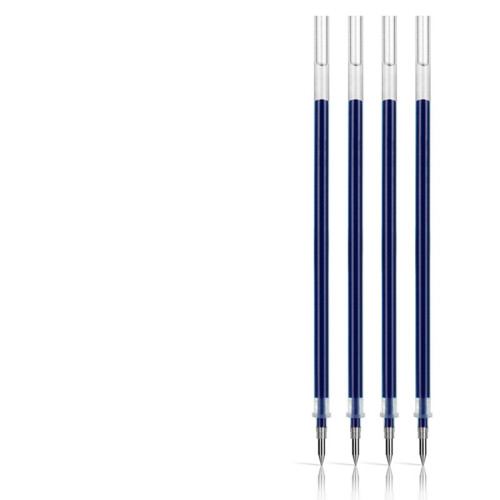Blå gelpennrefill 0,5 mm slitstark slät 100 st 1