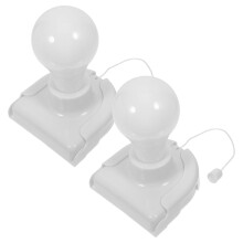 LED-treklampje op batterijen, draagbaar, 2 stuks