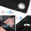 3 Ring Binder Pencil Pouch, Clear Window Pencil Case, Black, 3 Pack 5