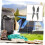 1 Pair Waterproof PVC Adjustable Shoulder Strap Replacement for Backpack Have Padded cushion and adjustable chest strap 5