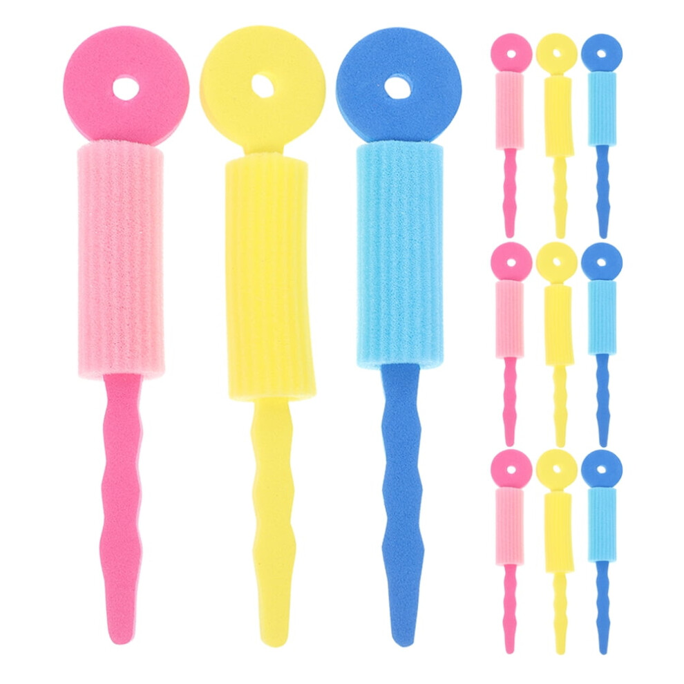 30Pcs Versatile Sponge Hair Curlers for Thick Hair Soft Rollers to and Curls