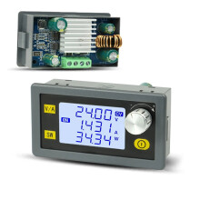 Modúl Céim-Síos DC DC SK35H Tiontaire Borradh Buck CC CV0.6-30V4A5V6V12V24V Rialtóir Voltais Soláthair Cumhachta Saotharlainne Inchoigeartaithe