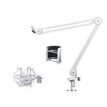 Professional Mic Boom Flexible Adjustable Microphone Stand Mount with/without Windshield for Studio and Home Recording