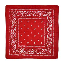 1 Pcs Bandanas Multi-Purpose Bandanas Paisley Cowboy Polyester Headbands 22 x 22 Inch