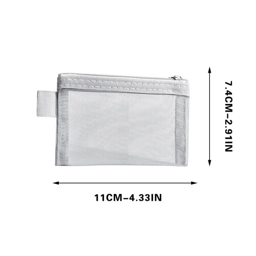 Διαφανείς τσάντες αποθήκευσης 3D mesh 2,9x4,33 ιντσών 2