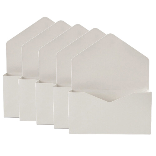 Floral Envelope Gift Box White 119in 1