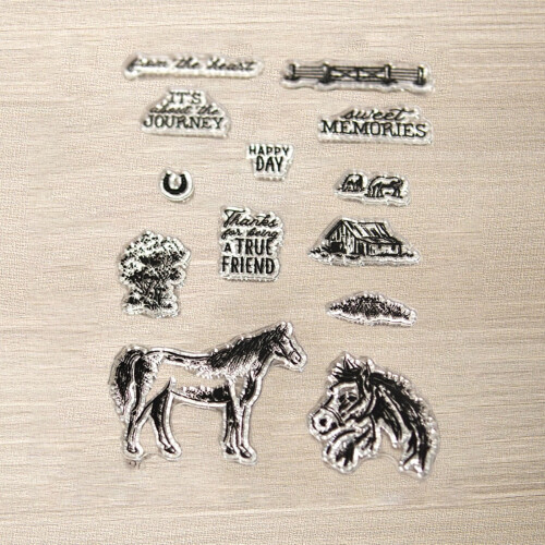 Clear Silicone Stamp B Journal Decor Card Various Patterns Creative Craft Tool 1