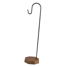 Stojak na dzwonki wietrzne – metal i drewno, 42,5 cm