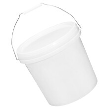 Portable Plastic Bucket with Handle and Lid for Home 5.3 Gallons