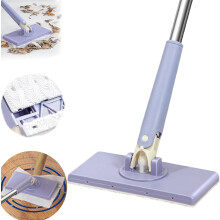 Mini mop Snap Grip s otočnou hlavou o 360 a 5 utierkami