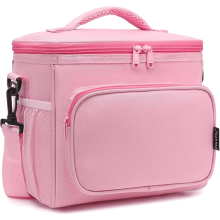 Ocieplana torba na lunch z kordu – 9,1 x 10,2 x 6 cali