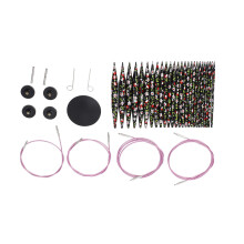 Ensemble de couteaux de chef multifonction 5 pièces, couteaux aiguisés & éplucheur, acier inoxydable durable