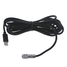 Professionell USB C Typ-C PD till WEIPU tvåpolig strömkabel för Blackmagic