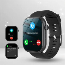 Smart Watch with Wireless Calling, Sport Modes, SMS/Call Reminders, Custom Wallpaper—Compatible with iPhone & Android