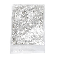 Funkelnder Herzförmiger Nagel-Glitzer, Flacher Boden, ABS Nagelkunst Zubehör