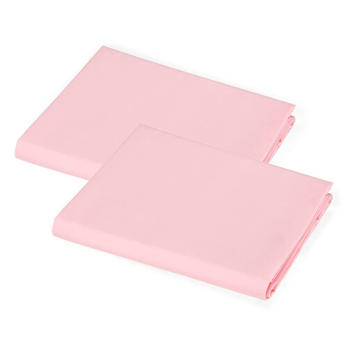Cotton Percale Nap Mat Sheets 24x48x4 inch 2-pack Pink