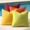 Lot de 4 housses de coussin imperméables en polyester 45 x 45 cm 1