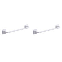 Porte-serviettes et support pour couvercle de casserole auto-adhésifs pour salle de bain – 25,4 cm/33 cm, 1 ou 2 pièces, compatible avec les