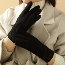 Faux Cashmere Gloves Winter Cycling Gloves for Men Women