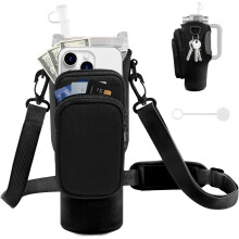 Sac de transport pour bouteille d'eau Stanley Cup 40/30 oz avec téléphone