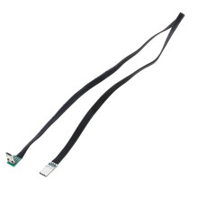 Rövid USBC lapos vékony szalagkábel FPC USB TypeC 90Fok - MicroUSB adatátvitelhez és töltéshez