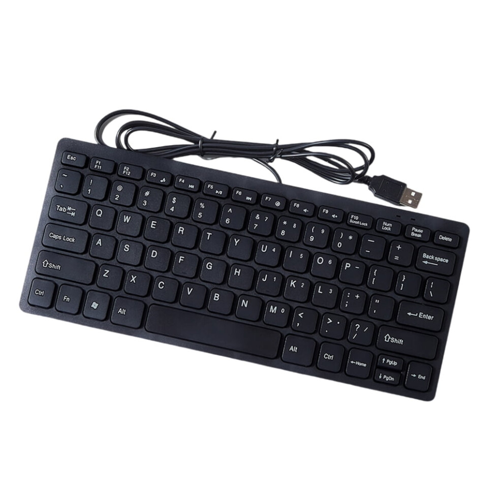 Usb Wireds Slim Mini Keyboards 78 Key Ergonomic For Business Office Desktop Laptop 9485826509387