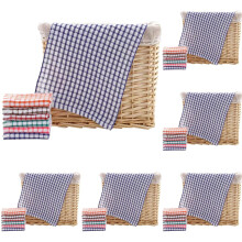 Chiffons de nettoyage multi-usages ultra-résistants, doux au toucher, bleu marine, 42 x 64 cm, lot de 6