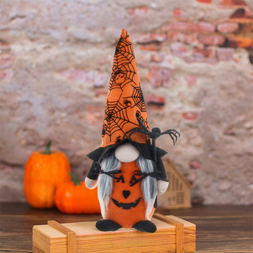 Halloween-tonttu noidanhatulla, 13 tuuman kangaskoriste 1