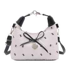 Bolso bandolera de hombro de alta gama con diseño de mozzarella, modelo 2025.