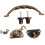 Antik bronze møbelhåndtag i vintagestil, 1 stk. 6