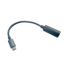 Adattatore impermeabile da Type-C a DC5521 PD65W per ricarica rapida del cavo di alimentazione Starlinks, robusto e con struttura in alluminio.