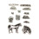 Clear Silicone Stamp B Journal Decor Card Various Patterns Creative Craft Tool 1
