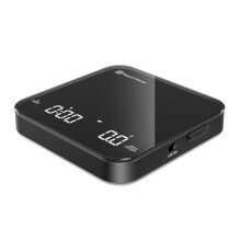 Mini balance à café avec minuteur, rechargeable par USB-C, 2 kg/0,1 g